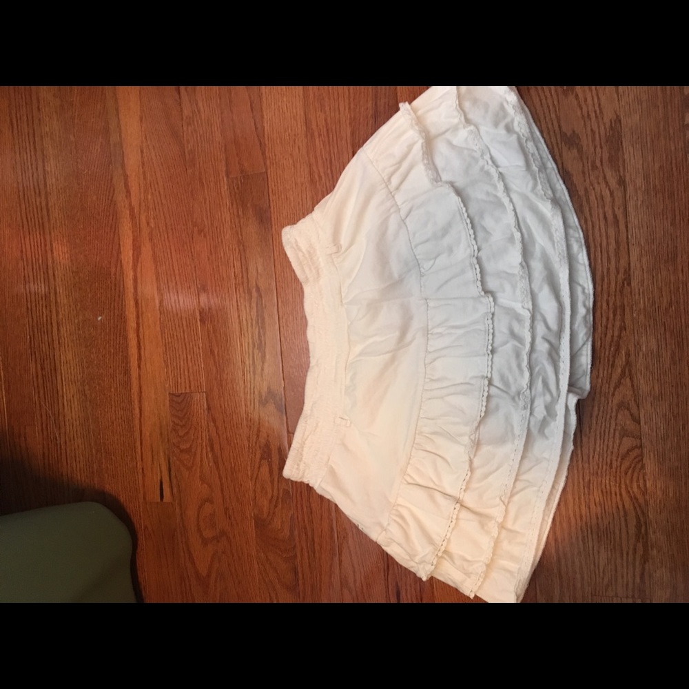 White skirt
